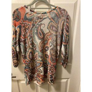Chico’s paisley sweater top